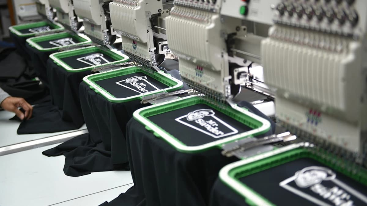 Branded uniforms with embroidery and printing
