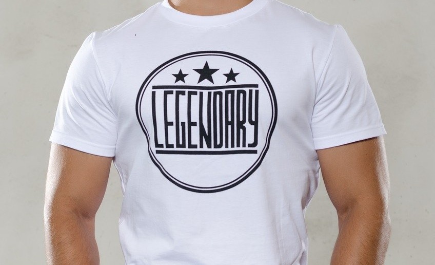 T-shirt with printed logo