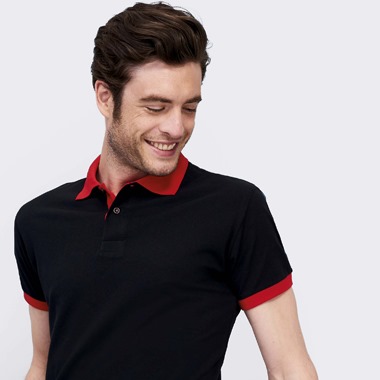 Contrast Polo Shirts