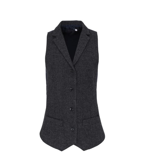 Women's herringbone waistcoat