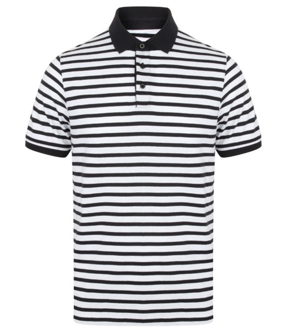 Striped Jersey polo shirt
