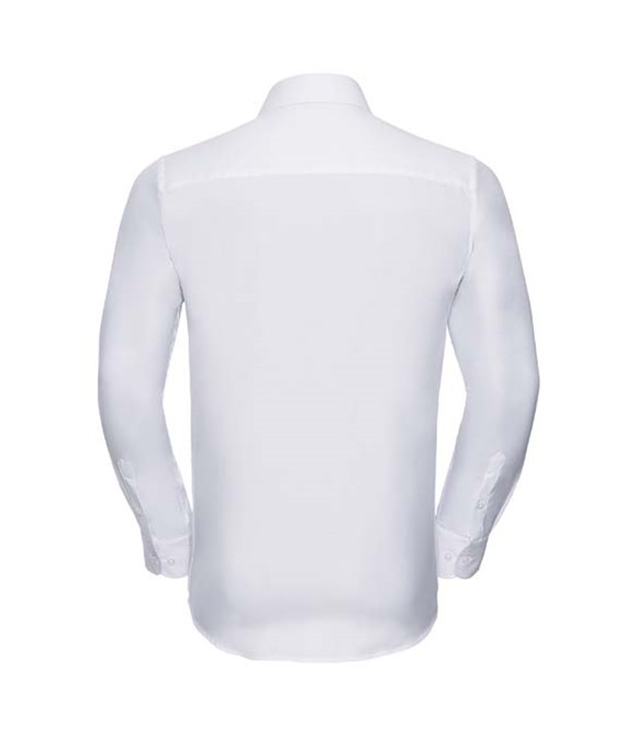 Long sleeve herringbone shirt