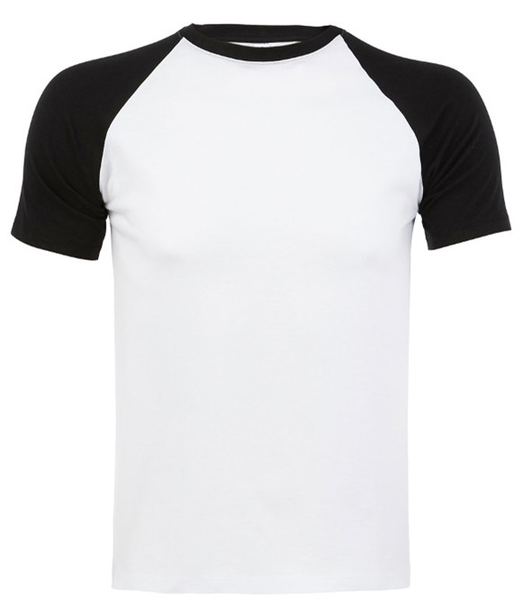 Funky Contrast Baseball T-Shirt
