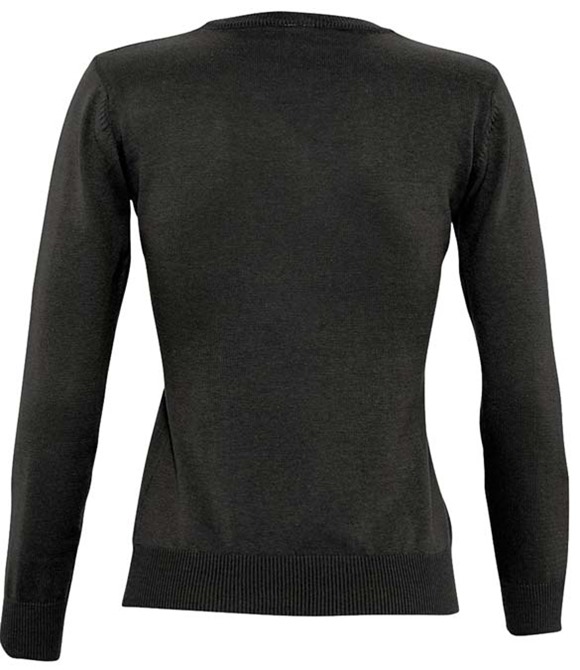 Ladies Galaxy Cotton Acrylic V Neck Sweater