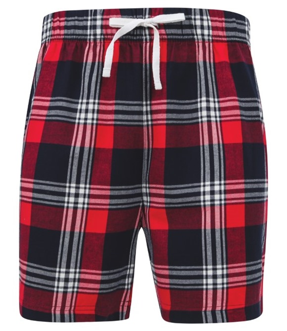 Tartan lounge shorts