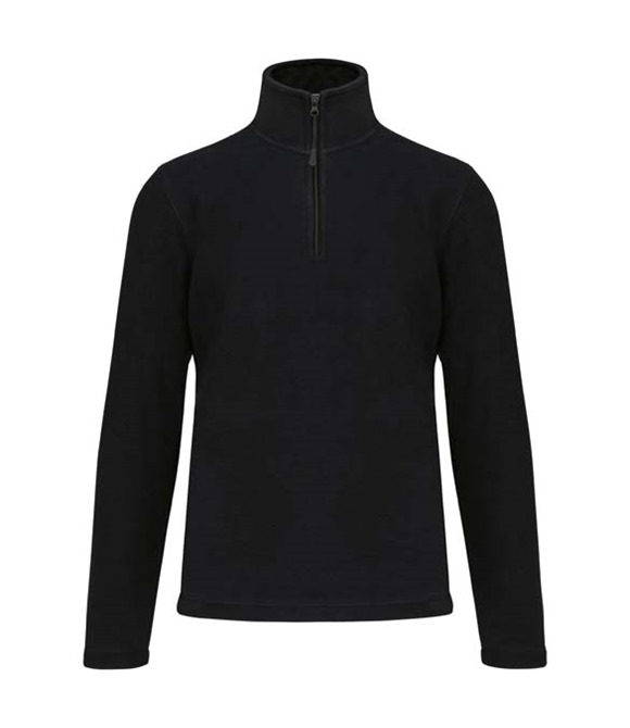 Kariban Enzo zip-neck microfleece top