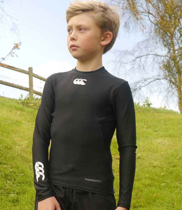 Canterbury Kids ThermoReg Long Sleeve Base Layer