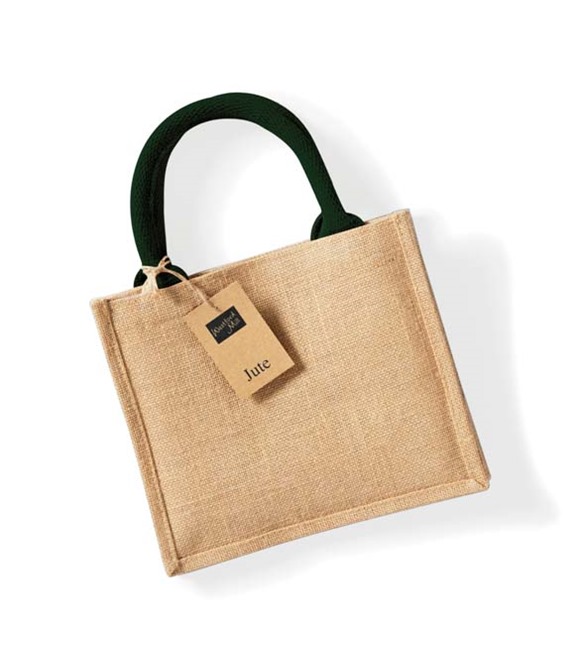 Jute mini gift bag