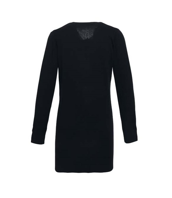 Women's longline knitted cardigan