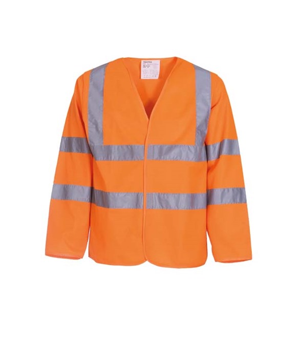 Yoko Hi-vis long sleeve waistcoat (HVJ200)