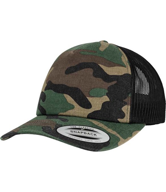 Camo trucker cap (6606C)