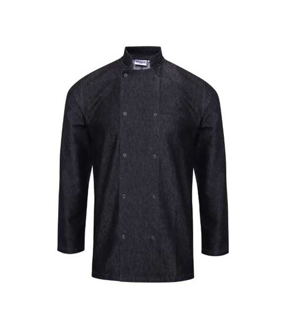 Denim chef's jacket