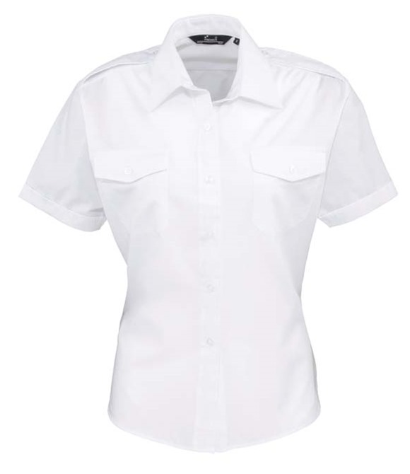 Premier Women's short sleeve pilot blouse
