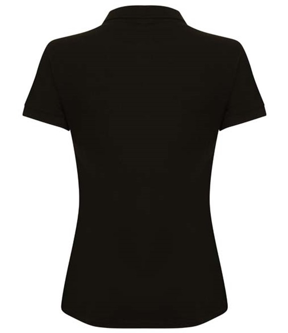 Women's micro-fine piqué polo shirt