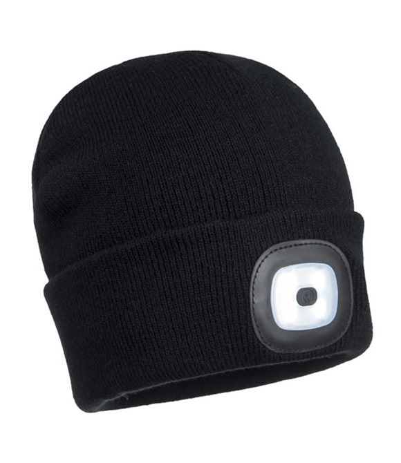 Portwest Beanie LED headlight USB rechargeable (B029)