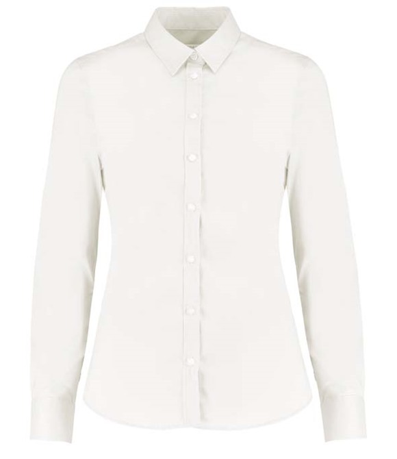 Kustom Kit Women's stretch Oxford shirt long-sleeved (tailored fit)