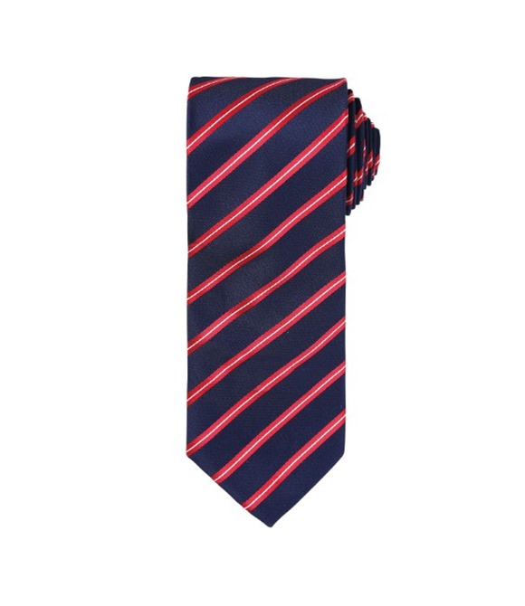 Sports stripe tie