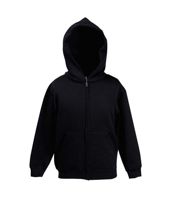 Fruit of the Loom Kids classic hooded sweatshirt jacket