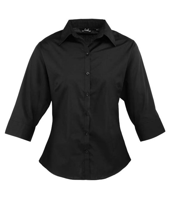 Premier Women's ¾ sleeve poplin blouse