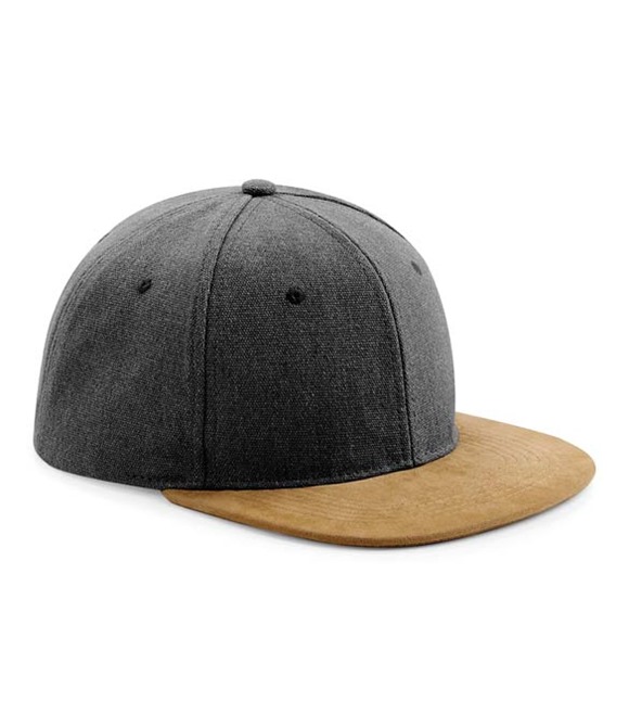 Beechfield Suede peak snapback