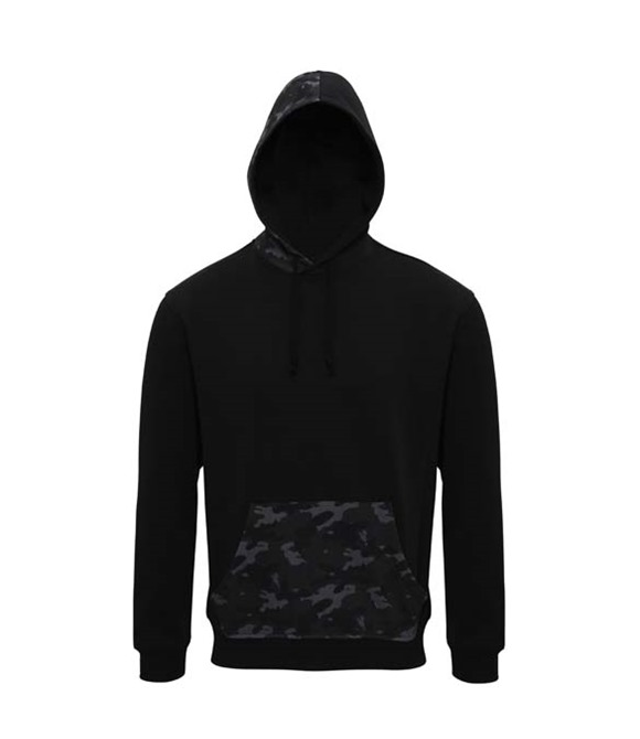 Asquith & Fox Men's camo trimmed hoodie