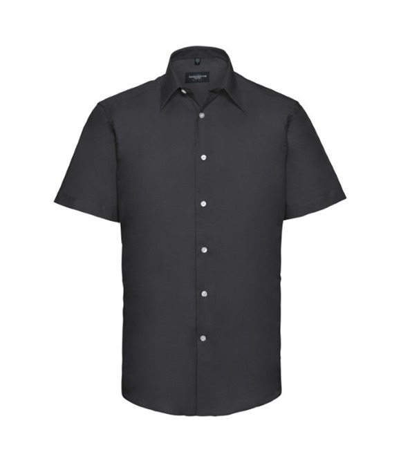 Short sleeve easycare tailored Oxford shirt