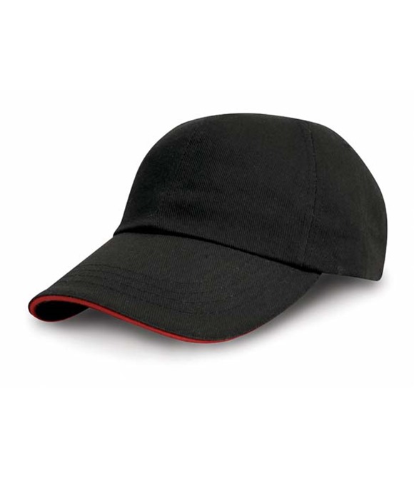 Result Headwear Heavy cotton drill pro-style with sandwich peak