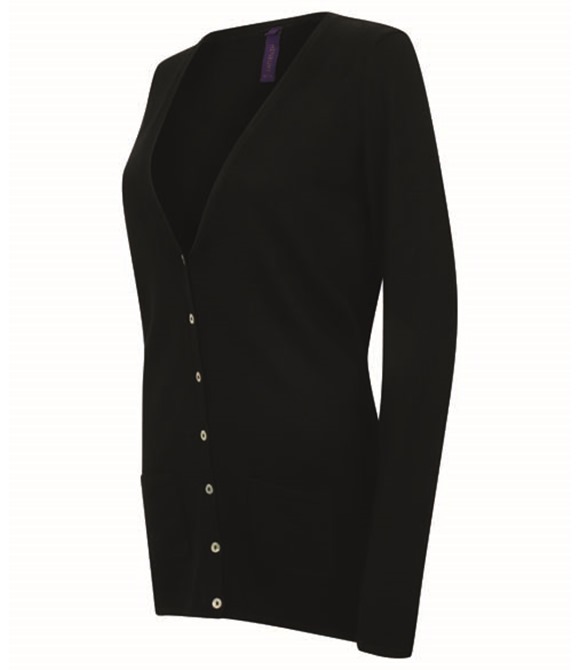 Women's v-button cardigan