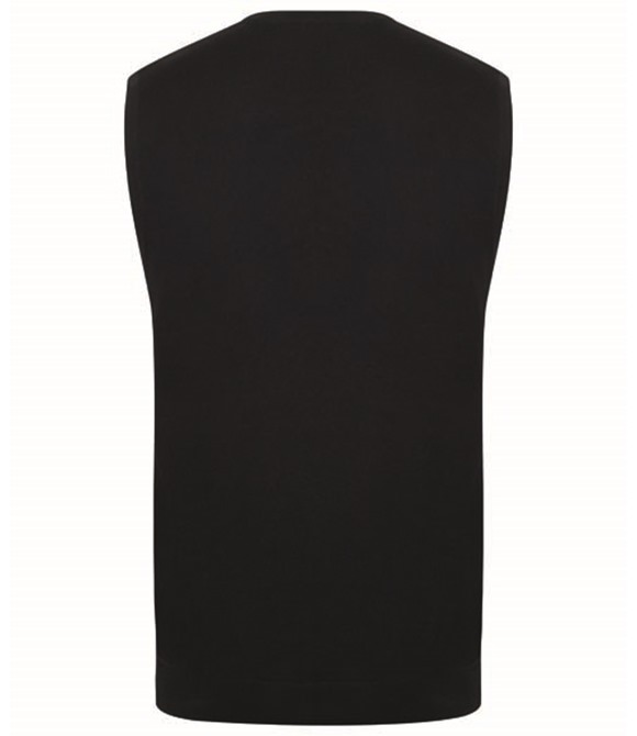 Henbury Sleeveless v-neck jumper