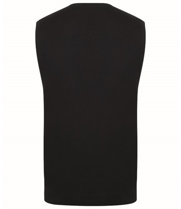 Sleeveless v-neck jumper