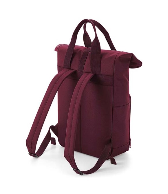 Twin handle roll-top backpack