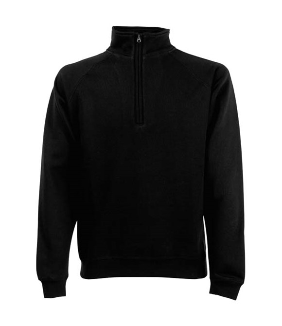 Fruit of the Loom Classic 80/20 zip neck sweatshirt