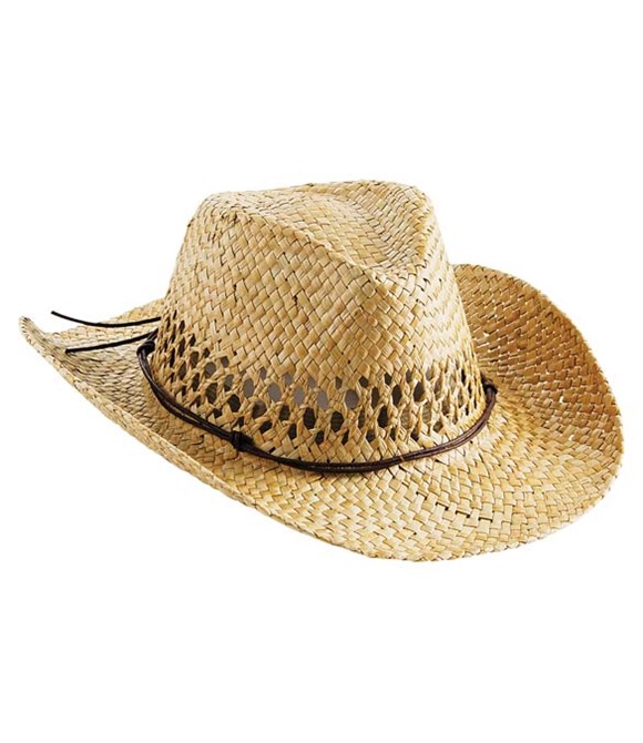 Beechfield Straw cowboy hat
