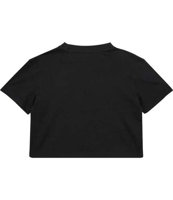 Build Your Brand Girls cropped Jersey tee