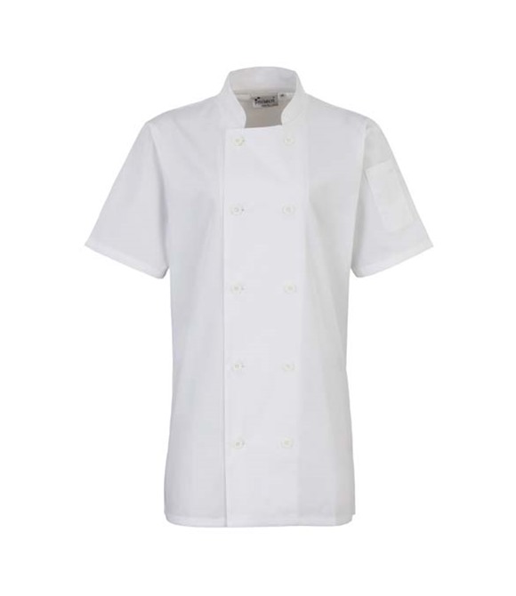 Premier Women's short sleeve chef's jacket