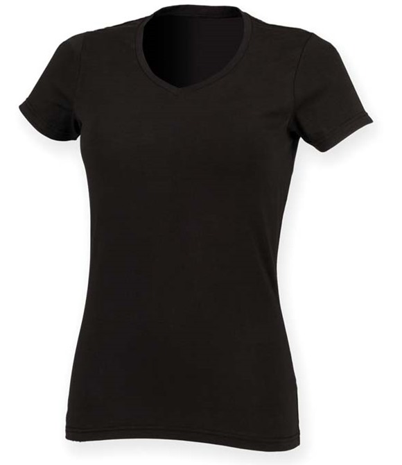 SF Feel good women's stretch v-neck t-shirt