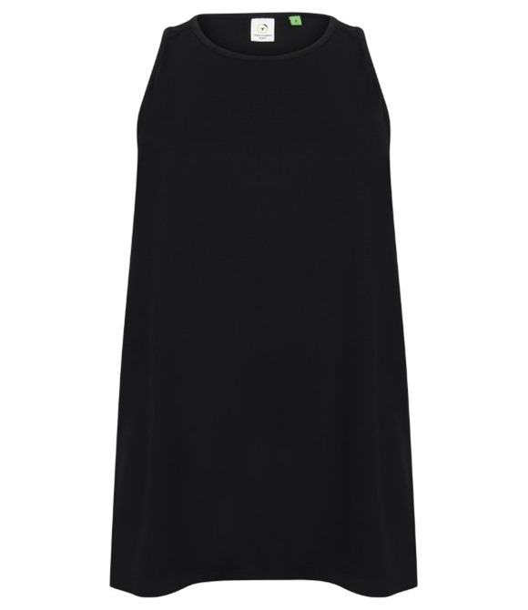 Women's open back vest