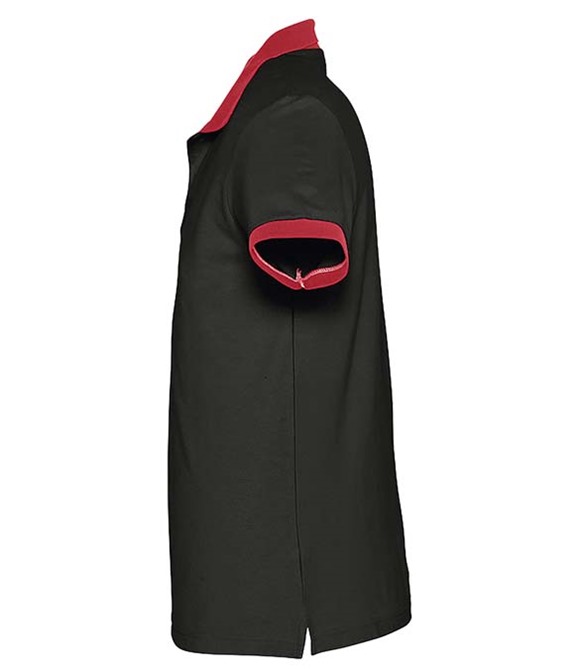 Prince Contrast Cotton Piqué Polo Shirt