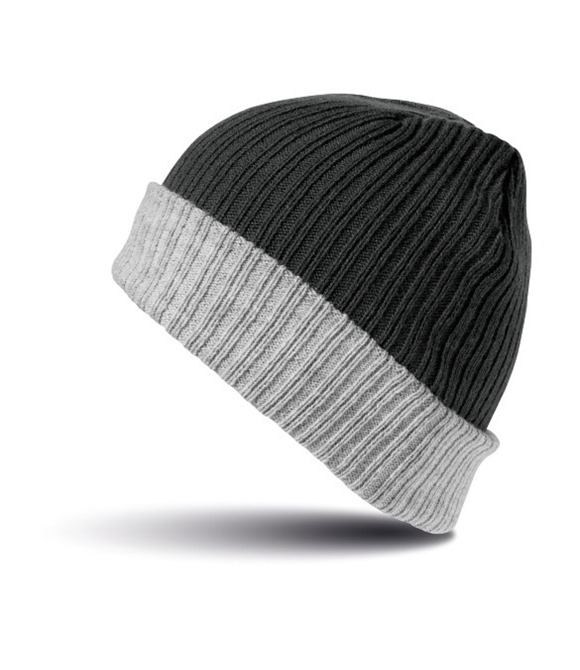Double-layer knitted hat