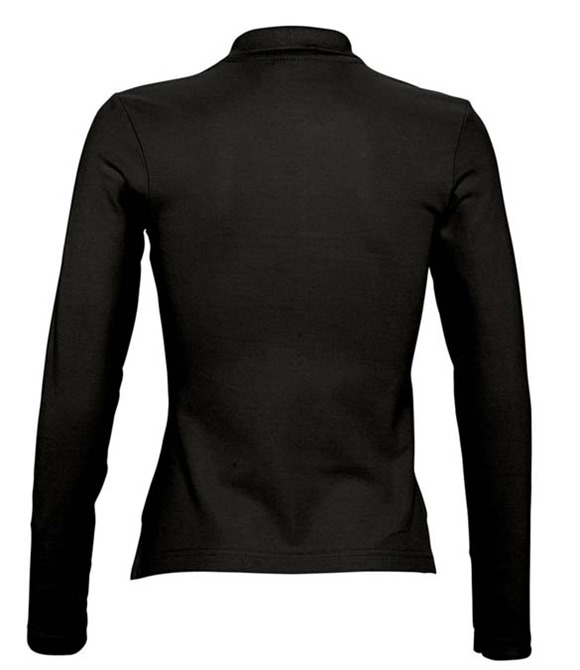 SOL'S Ladies Podium Long Sleeve Cotton Piqué Polo Shirt