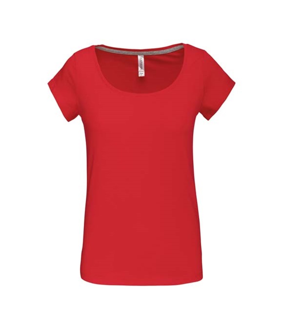 Women's boat neck t-shirt