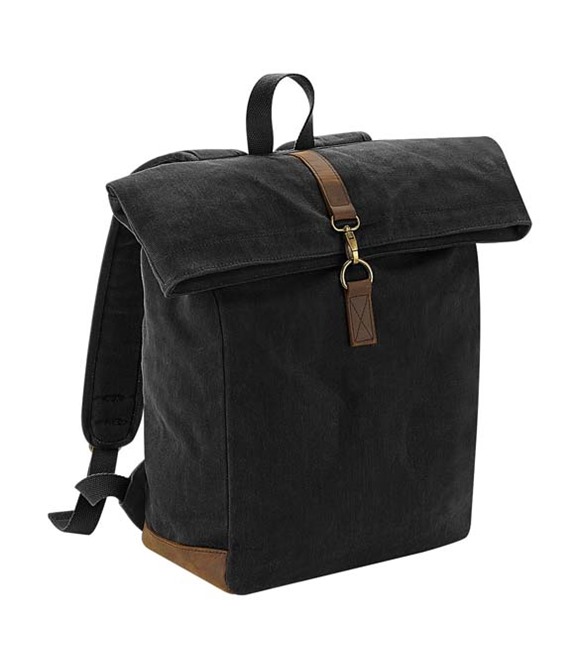 Quadra Heritage waxed canvas backpack