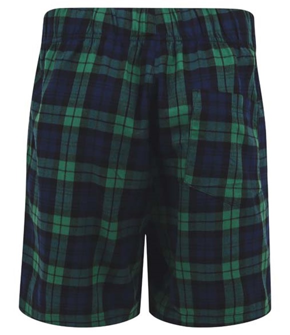 Tartan lounge shorts