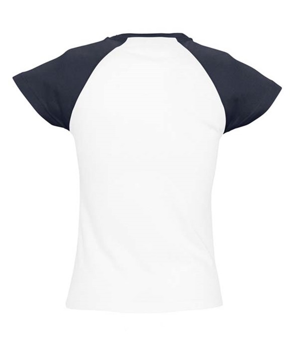 SOL'S Ladies Milky Contrast Baseball T-Shirt