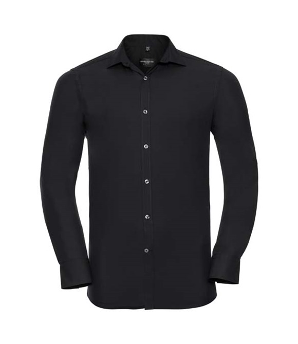 Russell Collection Long sleeve ultimate stretch shirt