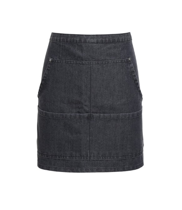 Jeans stitch denim waist apron