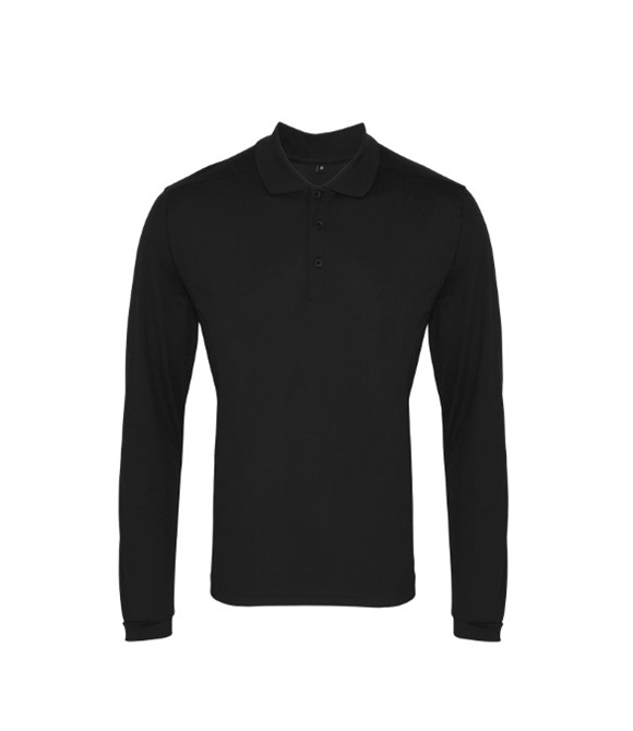 Long sleeve Coolchecker® piqué polo