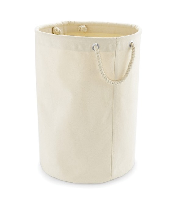 Heavy canvas storage trug