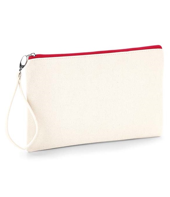 Westford Mill Canvas wristlet pouch