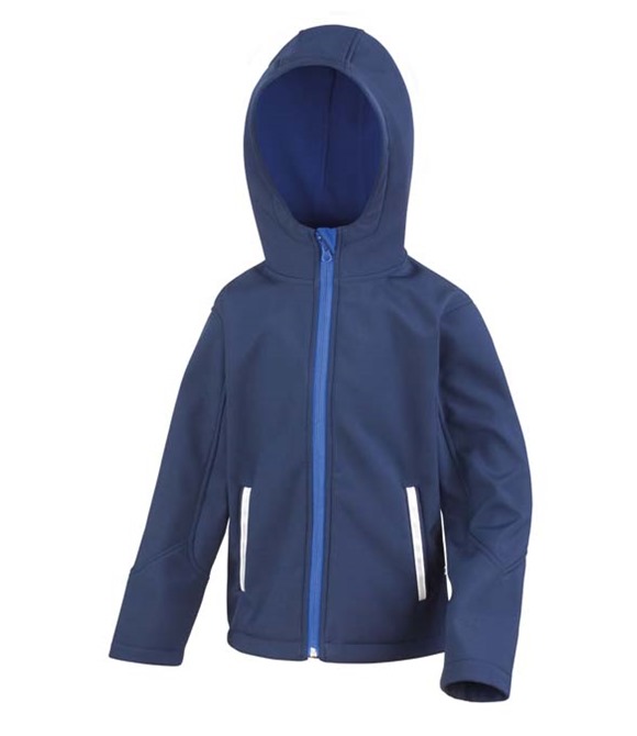 Result Core junior TX performance hooded softshell jacket